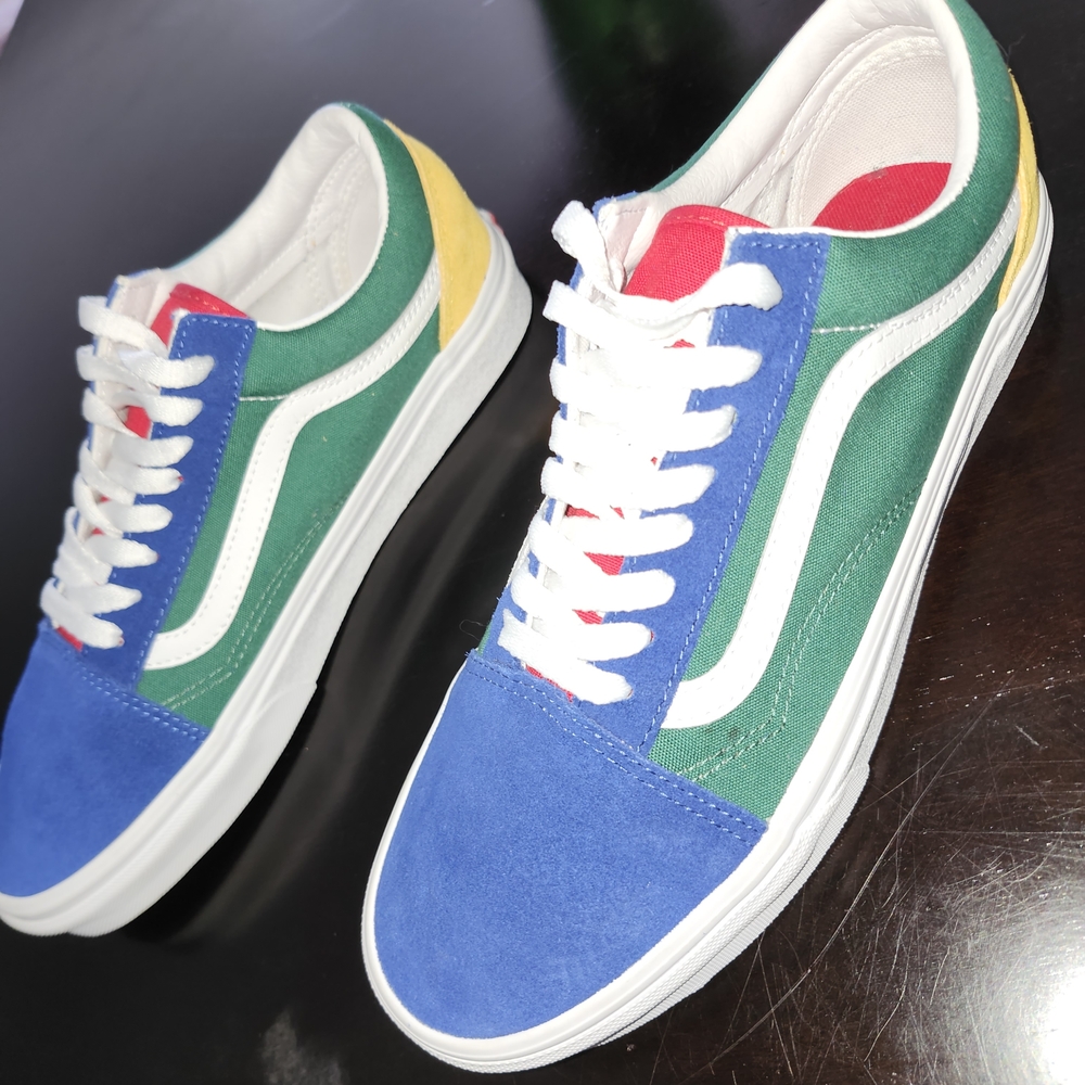 Vans Multicolor Men's Sneakers - Blue, Green, Red, Yellow